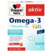 Abbildung der Produktverpackung Doppelherz aktiv Omega-3 + Vitamin D3 Kids Frontansicht